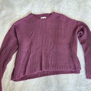 Burgundy Knitted Pacsun LA Hearts Sweater